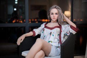 XY Doll 168cm5ft6 C-cup Silicone Head Sex Doll - Kama Ellis at RosemaryDoll