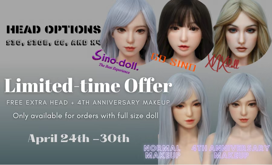 Sino-doll 4th Annivesrary Celebration-Biggest Promotion Ever Sino-doll 4th Annivesrary Celebration-Biggest Promotion Ever