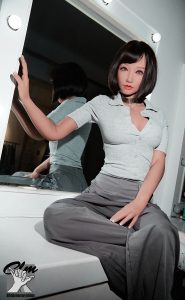 Muñeca Climax 158cm5ft2 B-cup TPE Sex Doll - Kay Morris en RosemaryDoll