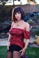 150cm4ft11 D-cup Silicone Head Sex Doll – Lily