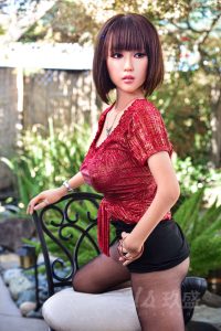 150cm4ft11 D-cup Silicone Head Sex Doll – Lily