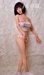 Jiusheng 150cm4ft11 D-cup Silicone Head Sex Doll - Lily en RosmaryDoll