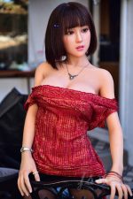150cm4ft11 D-cup Silicone Head Sex Doll – Lily