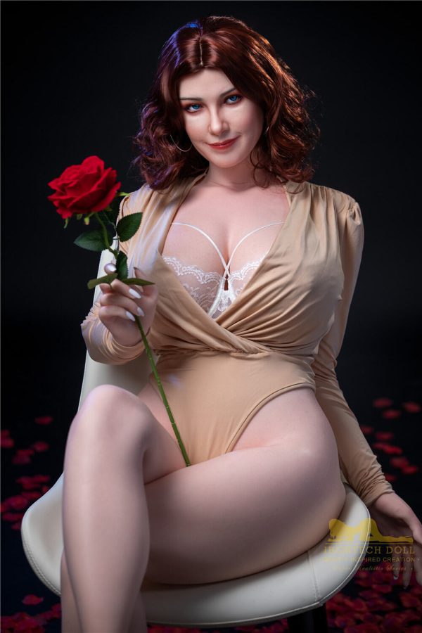 IRONTECH 160cm5ft3 D-cup Silicone Sex Doll - Carmel en rosemarydoll