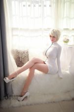 JYDoll 161cm/5ft3 E-cup TPE Head Sex Doll - April Dewar en rosemarydoll