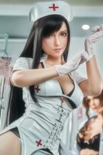 GameLady 168cm5ft6 E-cup Silicone Sex Doll - Tifa en rosemarydoll