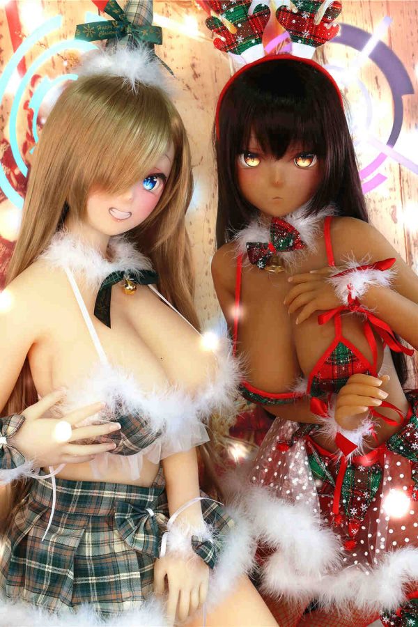 Aotume Anime Silicone Head Sex Doll - Penny Adam&amp;Claire Adam en rosemarydoll