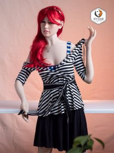 xydoll 168cm5ft6 C-cup Silicona Cabeza Sex Doll - Collet en rosemarydoll