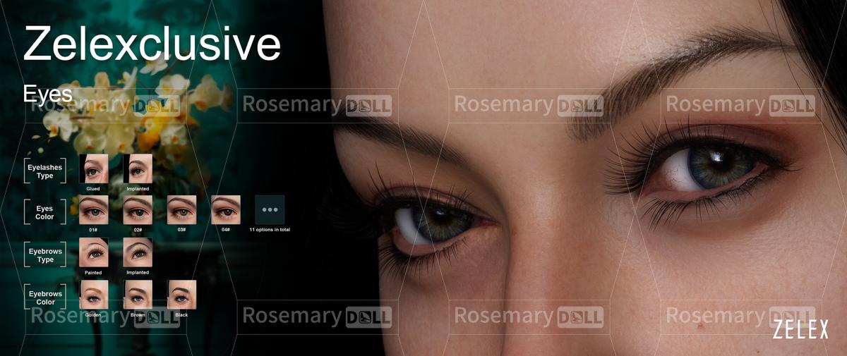 Zelexklusive Augen