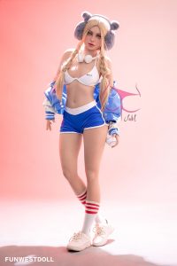 FunWest 159cm5ft2 A-cup TPE Sex Doll - Eudora en rosemarydoll