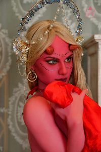 Puppenschloss 163cm/5ft4 F-Cup TPE Sexpuppe - Scarlett bei rosemarydoll