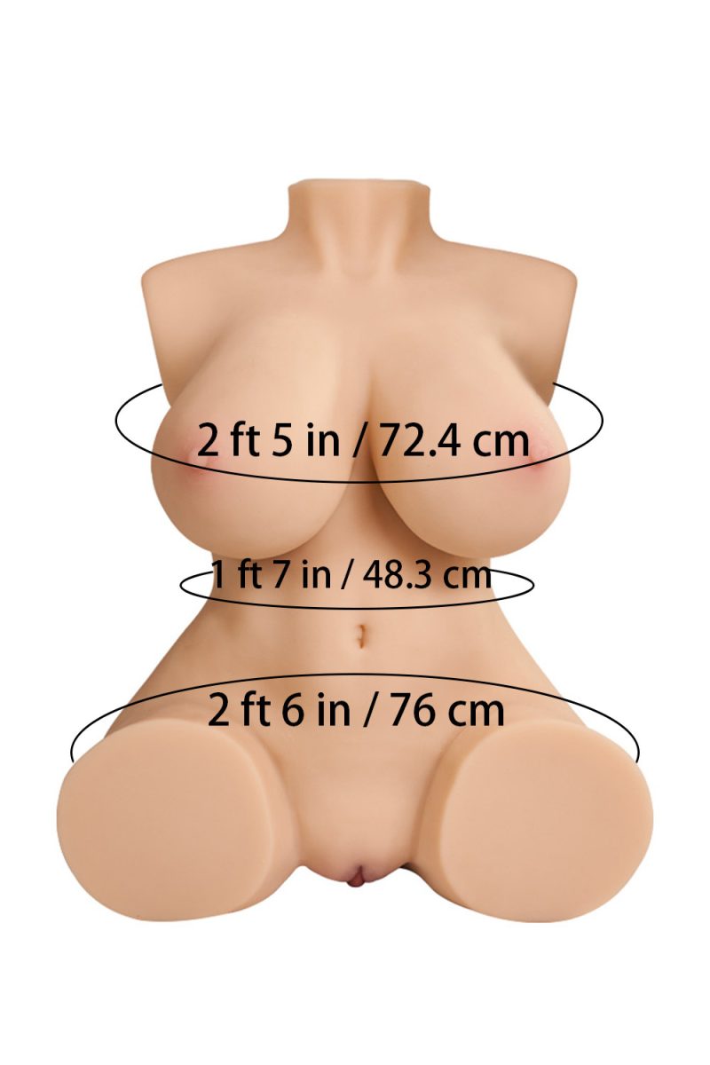 Tantaly 48.5cm/1ft7 29.7LB Big Boobs Sex Puppe männlicher Masturbator - Britney bei rosemarydoll