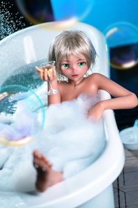 Aotume Anime Silicone Head Sex Doll - Blue-eyed Champagne at rosemarydoll