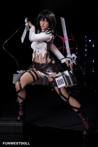 FunWest 159cm/5ft3 A-cup TPE Sex Doll - Chloe en rosemarydoll