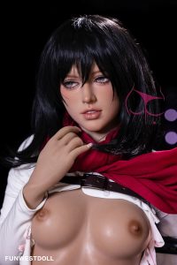 FunWest 159cm/5ft3 A-cup TPE Sex Doll - Chloe en rosemarydoll