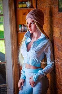 Zelex 165cm/5ft5 D-Cup Silikon Sex Puppe - Charli bei rosemarydoll