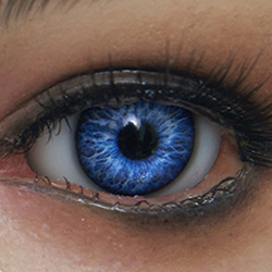 Bleu (yeux cristallins)