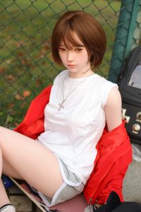 JY 150cm/4ft11 Silicone A-cup Sex Doll - Xiaolan at rosemarydoll