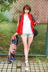 JY 150cm/4ft11 Silicone A-cup Sex Doll - Xiaolan at rosemarydoll