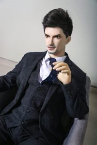 Qita 175cm/5ft9 Hombre Silicona Cabeza Sex Doll - Zhou en rosemarydoll