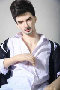 Qita 175cm/5ft9 Hombre Silicona Cabeza Sex Doll - Zhou en rosemarydoll