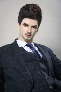Qita 175cm/5ft9 Hombre Silicona Cabeza Sex Doll - Zhou en rosemarydoll