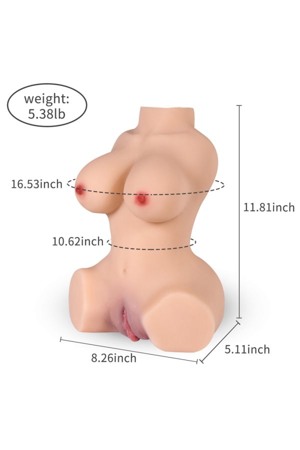 30cm/12in 5.38LB TPE Mini Sex Puppe Torso - Xiaomei bei rosemarydoll