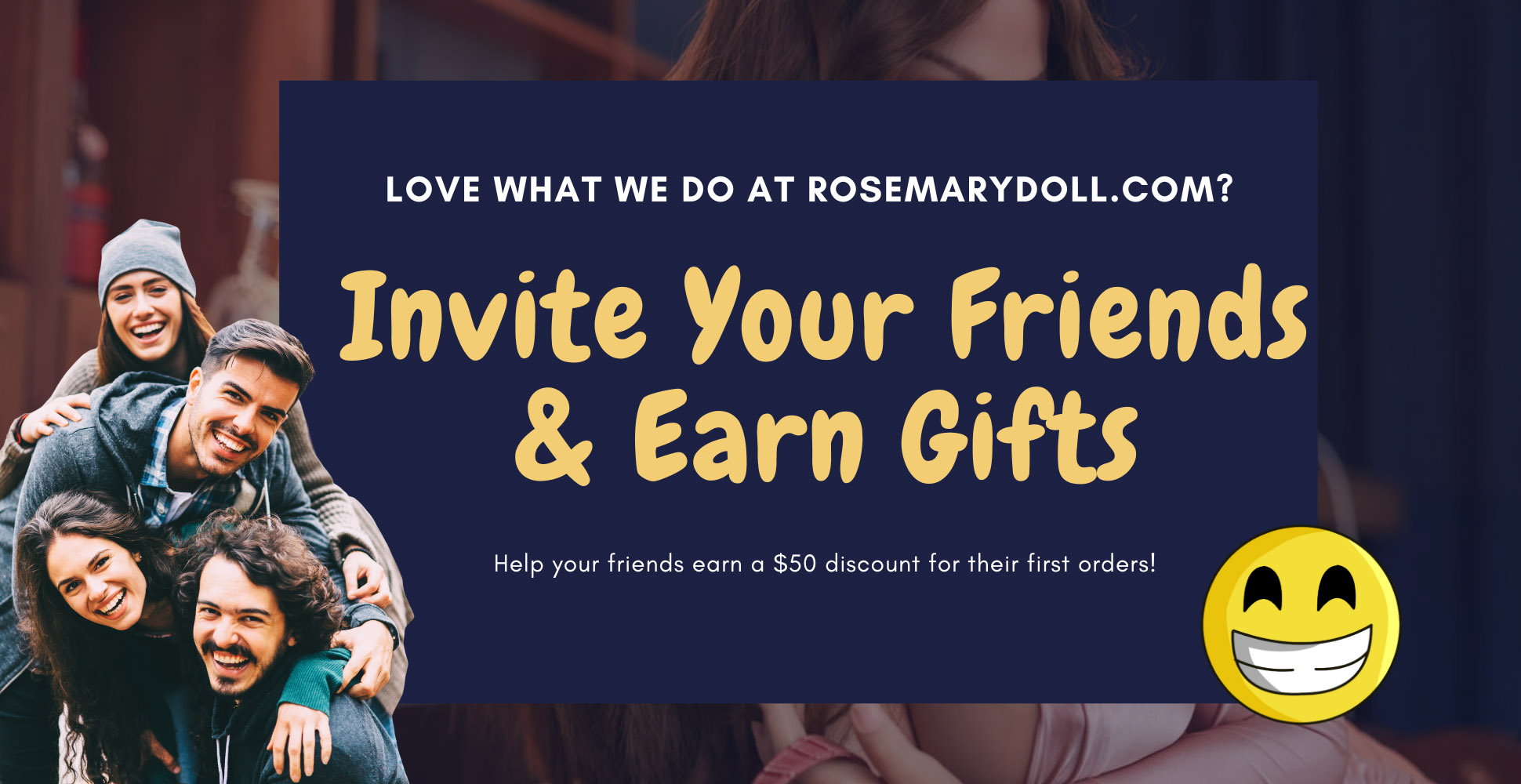 Invite Your Friends & Earn Gifts Laden Sie Ihre Freunde ein und verdienen Sie Geschenke