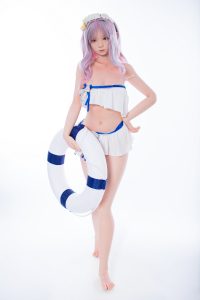 FUDOLL 148cm/4ft10 Silicone Head Doll - Ferguson at rosemarydoll