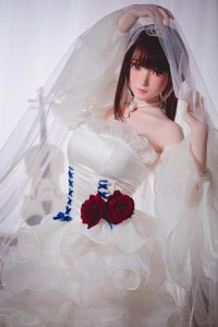 FUDOLL 148cm/4ft10 Silicone Head Doll - Mary at rosemarydoll