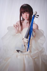 FUDOLL 148cm/4ft10 Silicone Head Doll - Mary at rosemarydoll