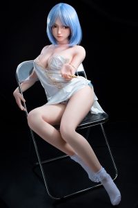 FUDOLL 148cm/4ft10 Silicone Head Doll - Mary at rosemarydoll