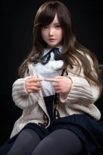 FUDOLL 148cm/4ft10 D-Cup Silikon Kopf Sex Puppe - Clemens bei rosemarydoll