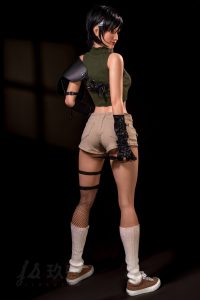 Jiusheng 168cm/5ft6 C-cup Silicona Sex Doll - Yuffie en rosemarydoll