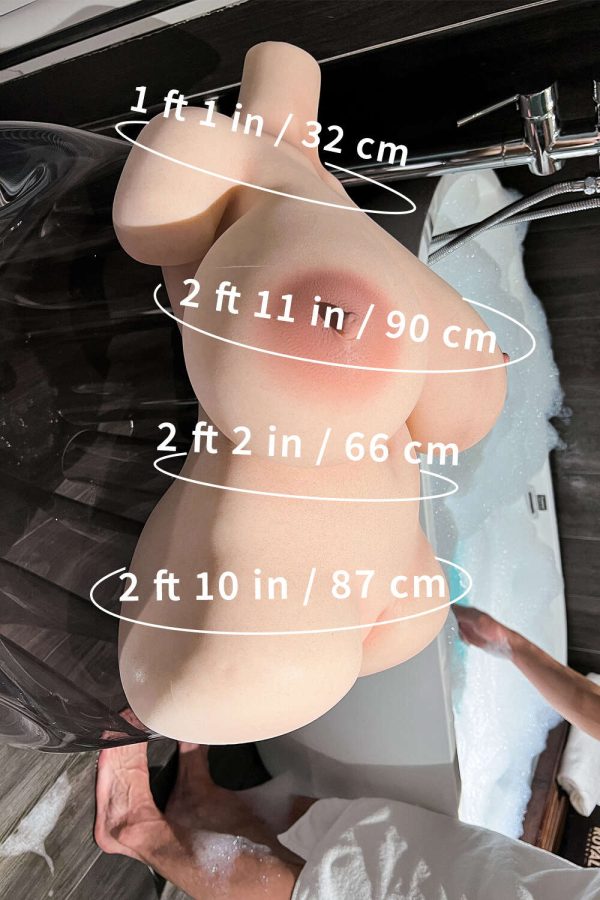 Climax 54cm/1ft9 I-Cup Weiblicher Torso Silikon Sexspielzeug bei rosemarydoll