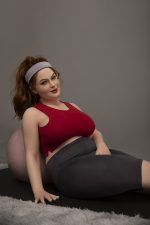 Starpery 161cm/5ft3 H-cup Silicone Head Sex Doll - Ivory en rosemarydoll