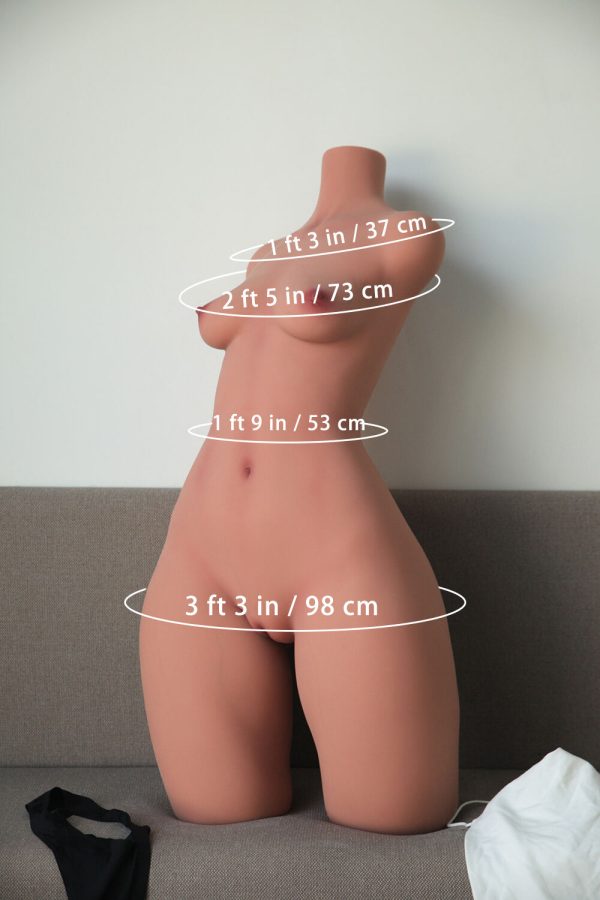 Climax 90cm/2ft11 D-cup Torso Femenino TPE Juguetes Sexuales en rosemarydoll