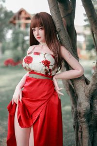 JY 163cm/5ft4 F-cup Silicone Sex Doll – Peach at rosemarydoll