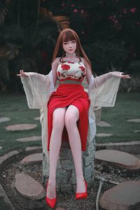 JY 163cm/5ft4 F-cup Silicone Sex Doll – Peach at rosemarydoll