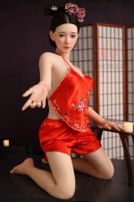 SHEDOLL 158cm5ft2 C-Cup Silikon Kopf Sex Puppe - Ah Chu bei rosemarydoll
