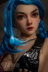 Jiusheng 168cm/5ft6 C-Cup Silikon Kopf Sex Puppe - Rikki bei rosemarydoll