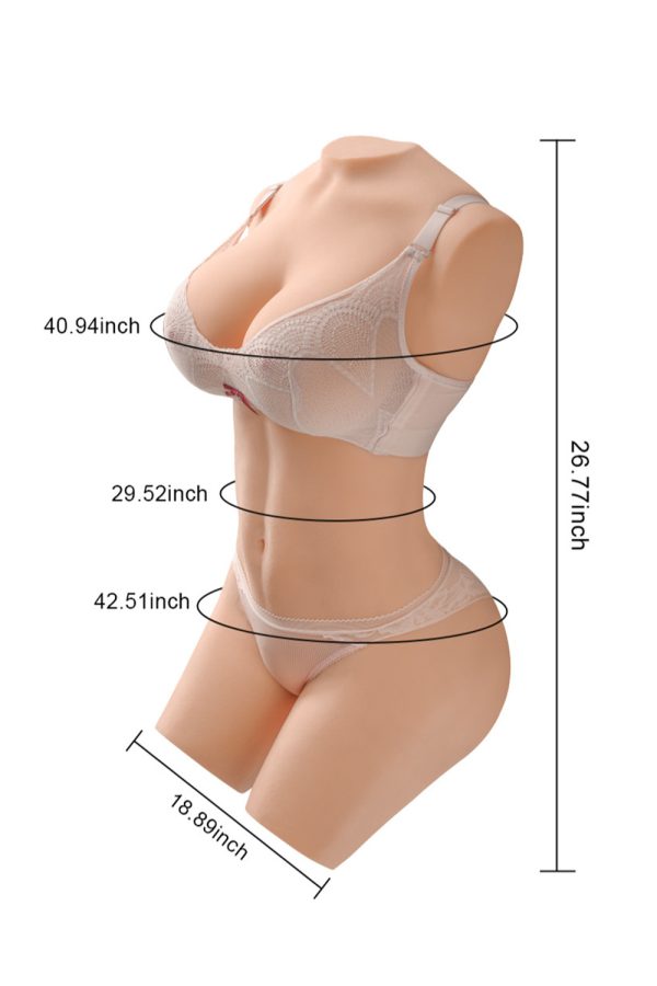 68cm/2ft3 89.2LB TPE Life-size Sex Doll Torso - Madison at rosemarydoll