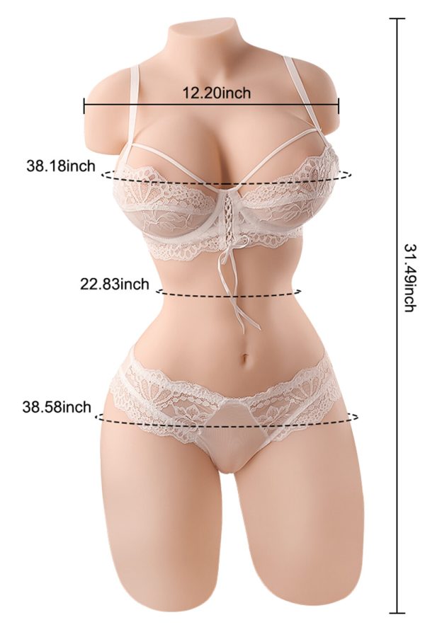 80cm/2ft7 57.3LB TPE Life-size Sex Doll Torso - Brandi at rosemarydoll