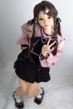 Jiusheng 148cm/4ft10 B-Cup Silikon Kopf Sex Puppe - Ali bei rosemarydoll