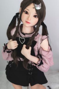 Jiusheng 148cm/4ft10 B-Cup Silikon Kopf Sex Puppe - Ali bei rosemarydoll