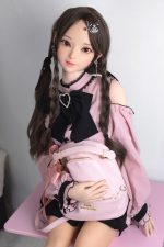 Jiusheng 148cm/4ft10 B-Cup Silikon Kopf Sex Puppe - Ali bei rosemarydoll