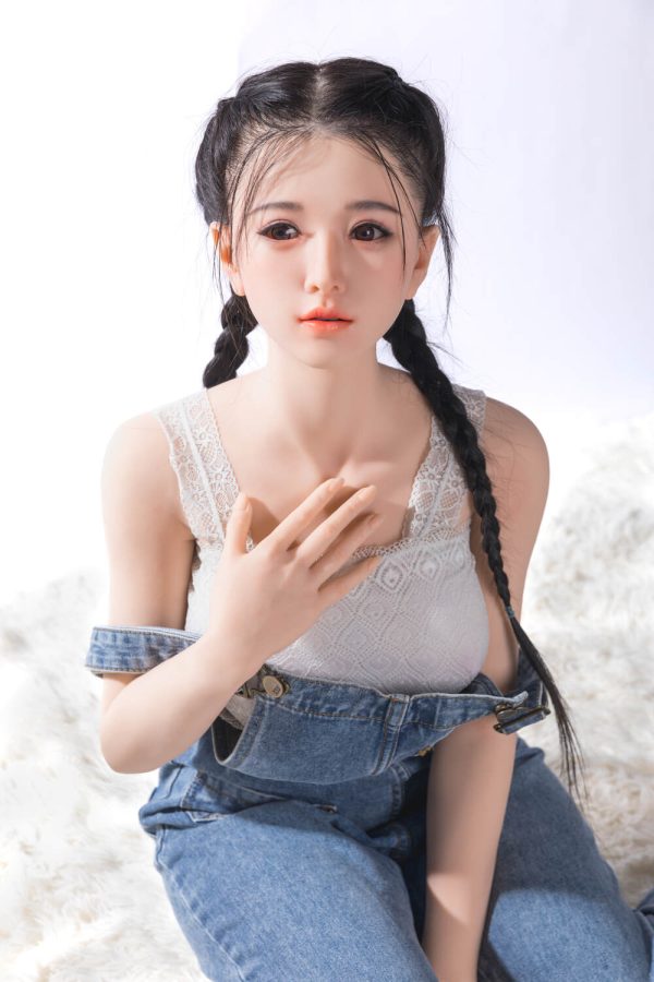 Sanhui 155cm/5ft1 E-cup Silicona Sex Doll - Coral Minnie en rosemarydoll