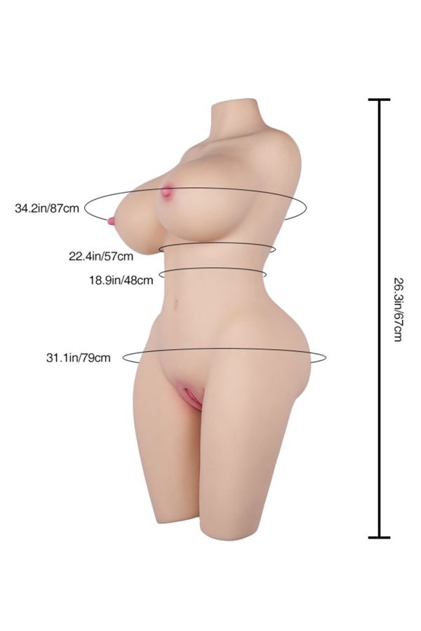 Tantaly 37.6LB abnehmbare Vaginal Sex Doll 4 in 1 mit Tantabosom - Ginny bei rosemarydoll