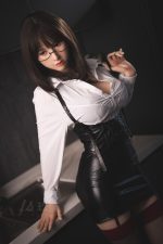 Jiusheng 160cm5ft3 E-cup Silicona Sex Doll - Yuka en rosemarydoll