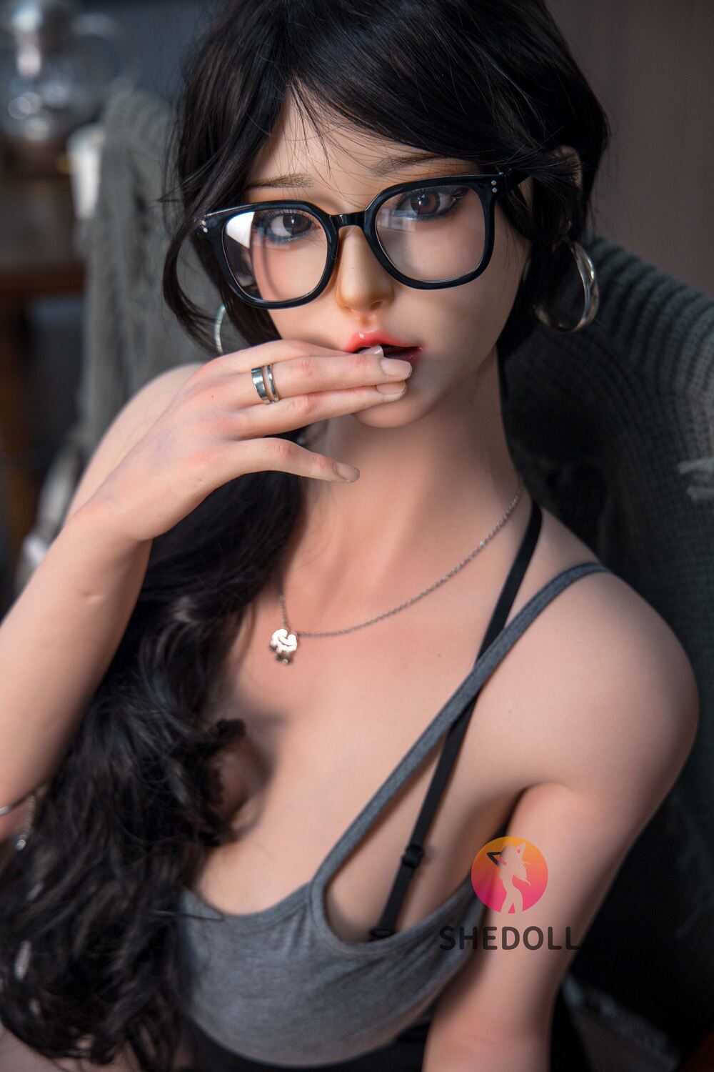 163cm/5ft4 H-cup Silicone Head Sex Doll - Huayin - RosemaryDoll